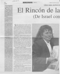 El rincón de la tía Lili  [artículo] José Ossandón