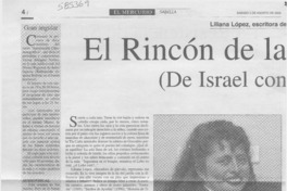 El rincón de la tía Lili  [artículo] José Ossandón