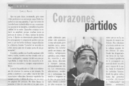 Corazones partidos  [artículo] Camilo Marks