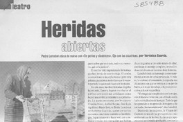 Heridas abiertas  [artículo] Verónica Guarda