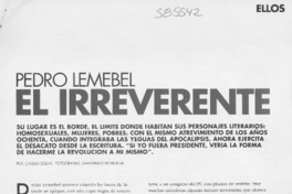 El irreverente  [artículo] Carola Solari