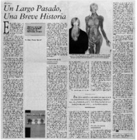Un largo pasado, una breve historia