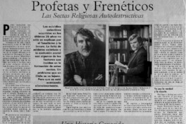 Profetas y frenéticos