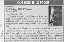 Que Dios se lo pague  [artículo] Juan Pablo Martino