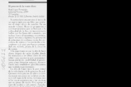 El proceso de la venta eficaz  [artículo] Felipe de la Parra