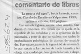 La puerta del agua  [artículo] Antonio Rojas Gómez