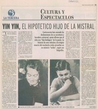 Yin Yin, el hipotético hijo de la Mistral