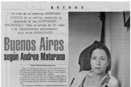 Buenos Aires según Andrea Maturana