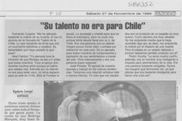 Murió Rodrigo Marquet, gran talento teatral