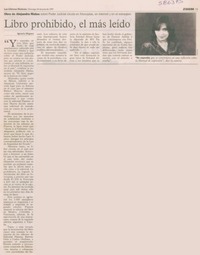 Libro prohibido, el más leído