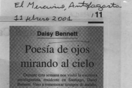 Poesía de ojos mirando al cielo  [artículo]