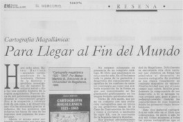 Para llegar al fin del mundo