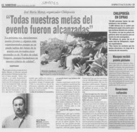 "Todas nuestras metas del evento fueron alcanzadas"