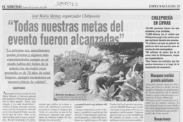 "Todas nuestras metas del evento fueron alcanzadas"