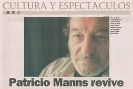 Patricio Manns revive al Chacal de Nahueltoro