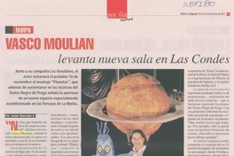 Vasco Moulian levanta nueva sala en Las Condes