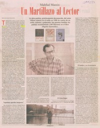 Un martillazo al lector