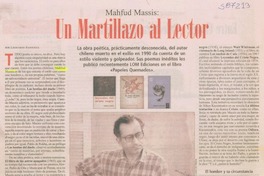 Un martillazo al lector