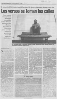 Los versos se toman las calles