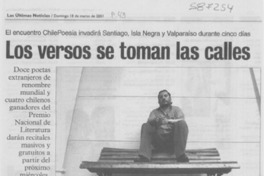 Los versos se toman las calles