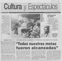 "Todas nuestras metas fueron alcanzadas"