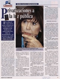 Privatizaciones a la luz pública