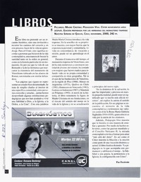 Pedagogía viva  [artículo] Paz Escárate