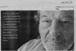 Patricio Manns lleva obra al Festival de teatro de Berlín  [artículo] Melanie Josch K.