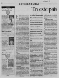 "En este país estamos muy sucios"  [artículo] Andrés Gómez