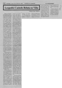 Leopoldo Castedo relata su vida  [artículo] Wellington Rojas Valdebenito