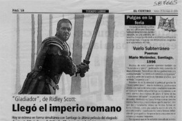 Vuelo subterráneo  [artículo]