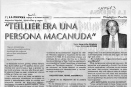 "Teillier era una persona macanuda" (entrevista)