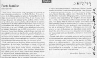 "Lucila que hablo a rio, montaña y cañaveral, en lunas de la locura recibió reino de verdad"  [artículo] Pedro Marambio