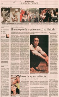 El teatro pierde a quien marcó su historia