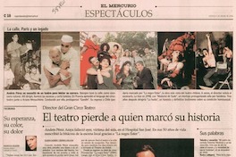El teatro pierde a quien marcó su historia