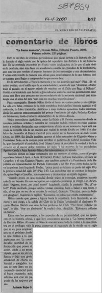 La buena memoria  [artículo] Antonio Rojas G.