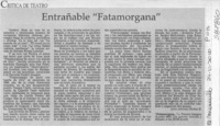 Entrañable "Fatamorgana"  [artículo] Juan Antonio Muñoz H.