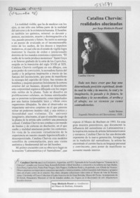 Catalina Chervin, realidades alucinadas  [artículo] Seep Hiekisch-Picar