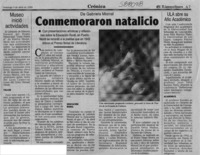 Conmemoraron natalicio  [artículo]