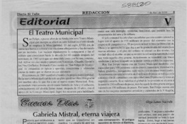Gabriela Mistral, eterna viajera  [artículo] Olga Lolas Nazrala