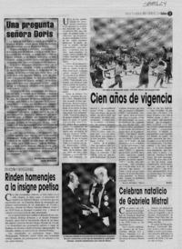 Cien años de vigencia  [artículo] R. M. C.
