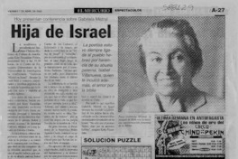 Hija de Israel  [artículo]