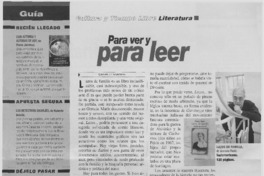 Para ver y para leer  [artículo] Camilo Marks