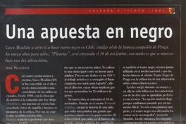 Una apuesta en negro  [artículo] Irma Palominos