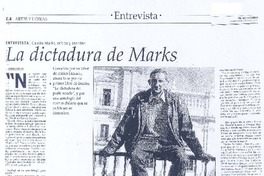 La dictadura de Marks