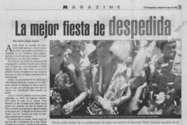 La mejor fiesta de despedida