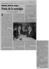 Poeta de la nostalgia  [artículo] Ramón Díaz Eterovic