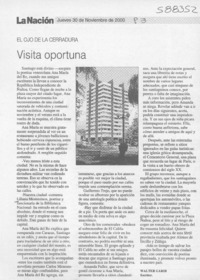 Visita oportuna  [artículo] Walter Garib