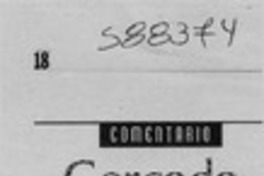 Cercada  [artículo] Carlos Maldonado R.