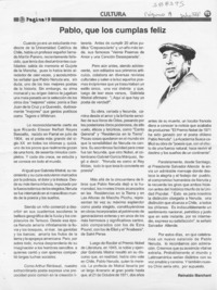 Pablo, que los cumplas feliz  [artículo] Reinaldo Marchant